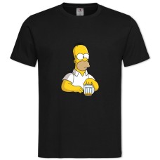 TThe Simpsons Homer Simpson -shirt with Print The Simpsons Homer Simpson - 2XL black