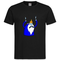 TAdventure Time Ice King -shirt with Print Adventure Time Ice King - 2XL black