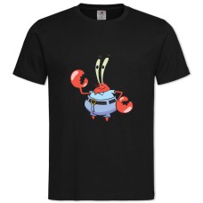 TSponge Bob Square Pants Mr Krabs -shirt with Print Sponge Bob Square Pants Mr Krabs - 2XL black