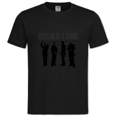 TSystem Of A Down 2 -shirt with Print System Of A Down 2 - 2XL black