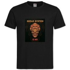 Футболка с принтом Козак Систем - 2XL черная