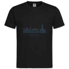 Футболка с принтом Берлин - 2XL черная
