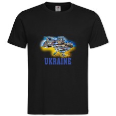 TUkraine -shirt with Print Ukraine - 2XL black