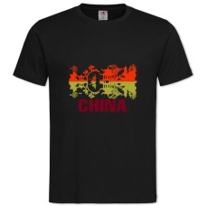 TChina -shirt with Print China - 2XL black