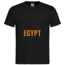 Футболка з принтом Єгипет - 2XL чорна