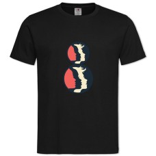 Футболка з принтом 8 Березня Арт - 2XL чорна