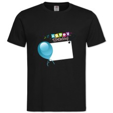 TBirthday With A Sign To Fill -shirt with Print Birthday With A Sign To Fill - 2XL black
