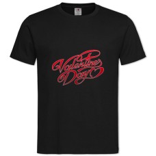 TValentine's Day Inscription With Hearts -shirt with Print Valentine's Day Inscription With Hearts - 2XL black