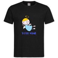 TAngel Day Your Name Angel -shirt with Print Angel Day Your Name Angel - 2XL black