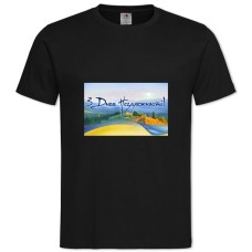 Футболка с принтом День Независимости Карпаты - 2XL черная