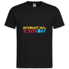 TYouth Day Jammed Letters 2 -shirt with Print Youth Day Jammed Letters 2 - 2XL black