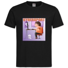 Футболка с принтом Киберспорт Гейм Овер Игрок - 2XL черная