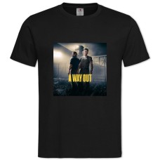 TA Way Out Saver -shirt with Print A Way Out Saver - 2XL black