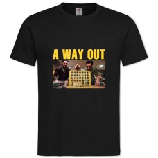 TA Way Out Of The Game Episode 3 -shirt with Print A Way Out Of The Game Episode 3 - 2XL black