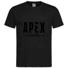 Футболка с принтом Апекс Ледженс Надпись - 2XL черная