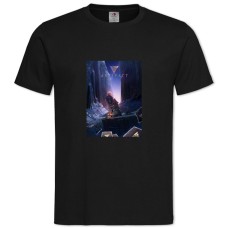 Футболка с принтом Артифакт Заставка - 2XL черная