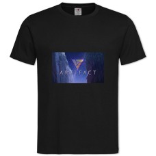 Футболка с принтом Артифакт Лого Игры - 2XL черная