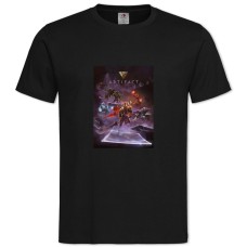 Футболка с принтом Артифакт Заставка 2 - 2XL черная