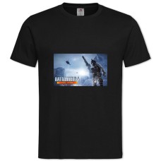 TSoldier With A Rifle, And The Helicopter -shirt with Print Soldier With A Rifle, And The Helicopter - 2XL black