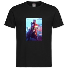 TA Woman Soldier With A Gun -shirt with Print A Woman Soldier With A Gun - 2XL black