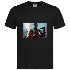 TA Soldier With A Grenade -shirt with Print A Soldier With A Grenade - 2XL black