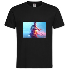 TSoldier With A Gun -shirt with Print Soldier With A Gun - 2XL black