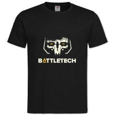 Футболка с принтом Батл Тех Логотип - 2XL черная