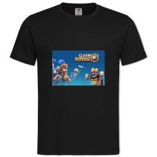 TSlash Royale King Skeleton And Rider -shirt with Print Slash Royale King Skeleton And Rider - 2XL black
