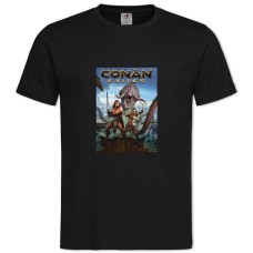 Футболка з принтом Conan Exiles Заставка - 2XL чорна