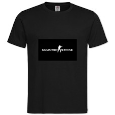 TCounter Strike Logo -shirt with Print Counter Strike Logo - 2XL black