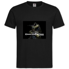 TCounter Strike Source -shirt with Print Counter Strike Source - 2XL black