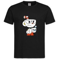 TCuphead Protagonist -shirt with Print Cuphead Protagonist - 2XL black