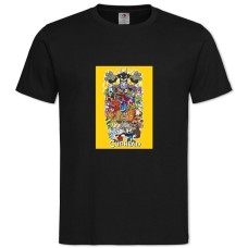 TCuphead All The Heroes Of The Game -shirt with Print Cuphead All The Heroes Of The Game - 2XL black