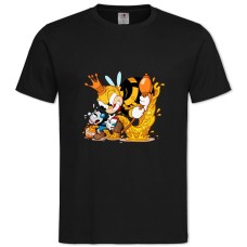 TCuphead Angry Bee -shirt with Print Cuphead Angry Bee - 2XL black