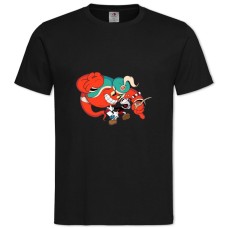 TCuphead Evil Genie -shirt with Print Cuphead Evil Genie - 2XL black