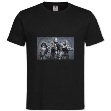 Футболка с принтом Дестини Три Солдата - 2XL черная