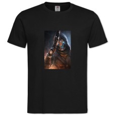 Футболка с принтом Дестини Робот - 2XL черная