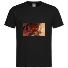 Футболка с принтом Диабло Повелитель Ужаса - 2XL черная