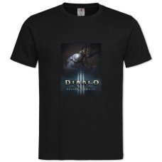 Футболка с принтом Диабло 3 Жнец Душ - 2XL черная
