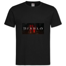 Футболка с принтом Диабло 4 - 2XL черная