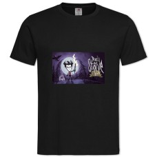 Футболка с принтом Донт Старв Гигант Издание - 2XL черная