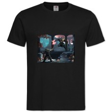 Футболка с принтом Дум Сражение - 2XL черная