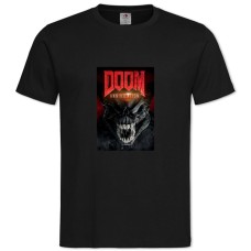 Футболка с принтом Дум Анигиляция - 2XL черная