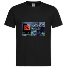 Футболка с принтом Дота 2 Лучница - 2XL черная