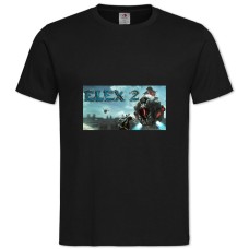 Футболка с принтом Элекс 2 - 2XL черная