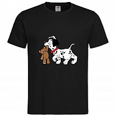 T101 Dalmatians Puppy With Toys -shirt with Print 101 Dalmatians Puppy With Toys - 2XL black