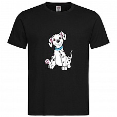 T101 Dalmatians Funny Puppy -shirt with Print 101 Dalmatians Funny Puppy - 2XL black