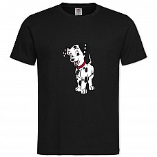 T101 Puppy Dalmatians Domino -shirt with Print 101 Puppy Dalmatians Domino - 2XL black