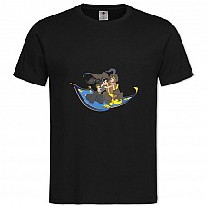 TAladdin With Jasmine -shirt with Print Aladdin With Jasmine - 2XL black