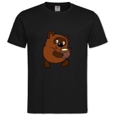 TWinnie The Pooh And The Honey Bochenko -shirt with Print Winnie The Pooh And The Honey Bochenko - 2XL black
